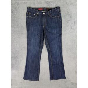 Adriano Goldschmied Jeans Womens 30 Blue Bootcut Elite Dark Wash Denim Mid Rise